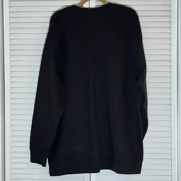 Joe Boxer 2X Black Sweatshirt - Picture 3 of 5